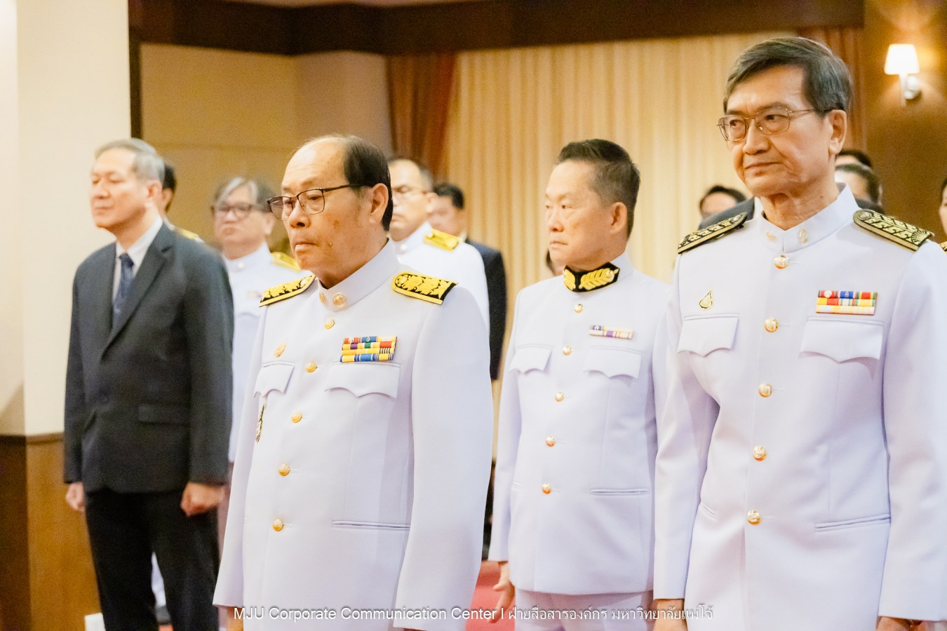 พิธีรับสนองพระบรมราชโองการโปรดเกล้าฯ แต่งตั้งกรรมการสภามหาวิทยาลัยผู้ทรงคุณวุฒิของมหาวิทยาลัยแม่โจ้