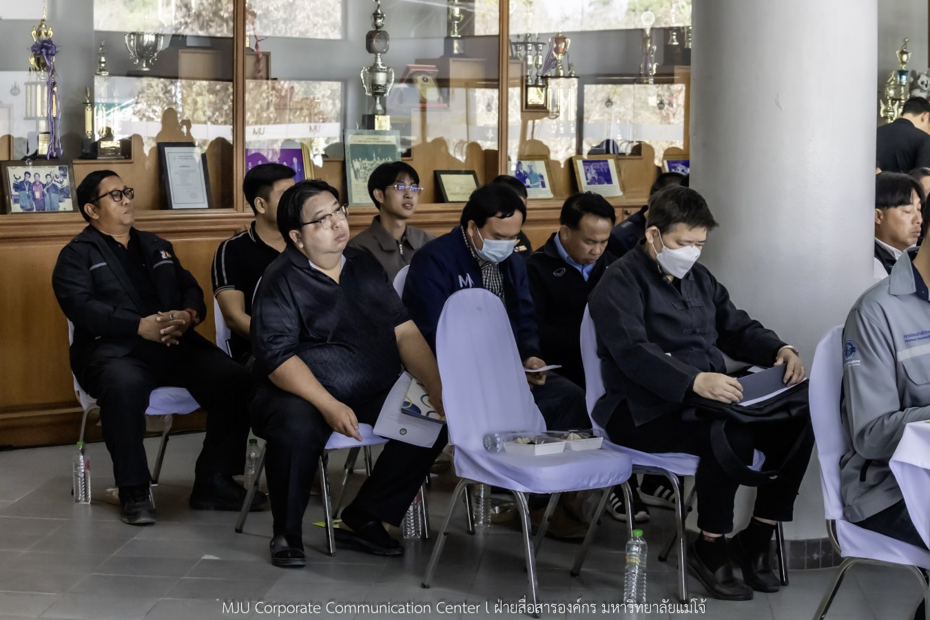 กองพระราชพิธี สำนักงานฝ่ายเสนาธิการในพระองค์ สำนักพระราชวัง จังหวัดเชียงใหม่ และมหาวิทยาลัยแม่โจ้ ประชุมเตรียมความพร้อมการรับเสด็จในพิธีพระราชทานปริญญาบัตรมหาวิทยาลัยแม่โจ้ ประจำปีการศึกษา 2567-2568 (ครั้งที่ 48)