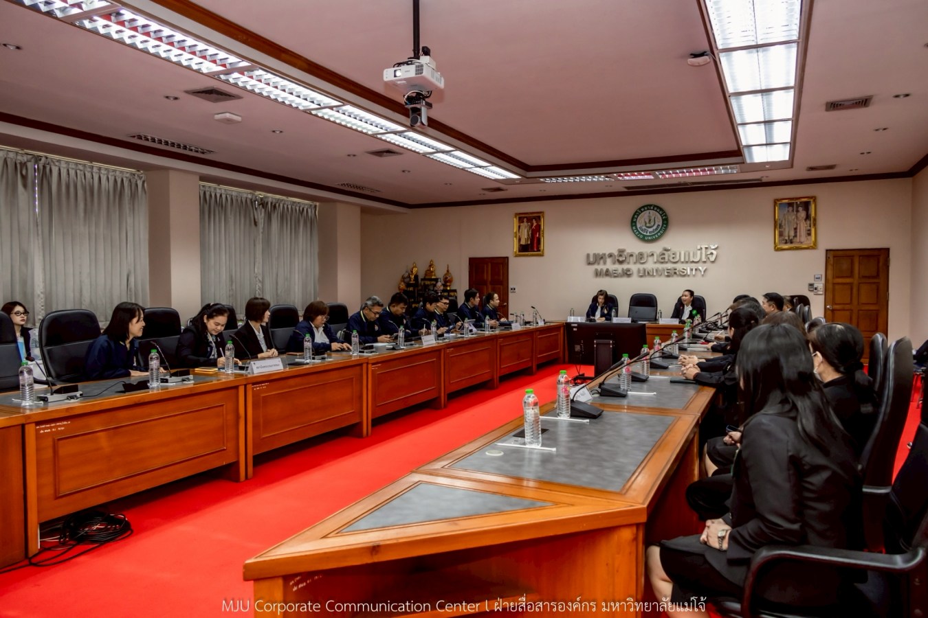 สภาคณาจารย์และผู้ปฏิบัติงานสถาบันพระบรมราชชนกเข้าศึกษาดูงานสภาพนักงาน ม.แม่โจ้