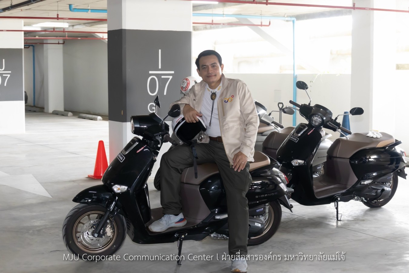 ม.แม่โจ้ อบรม Road Safety Organization ขับขี่ปลอดภัย สร้างวินัยจราจรให้นักศึกษา