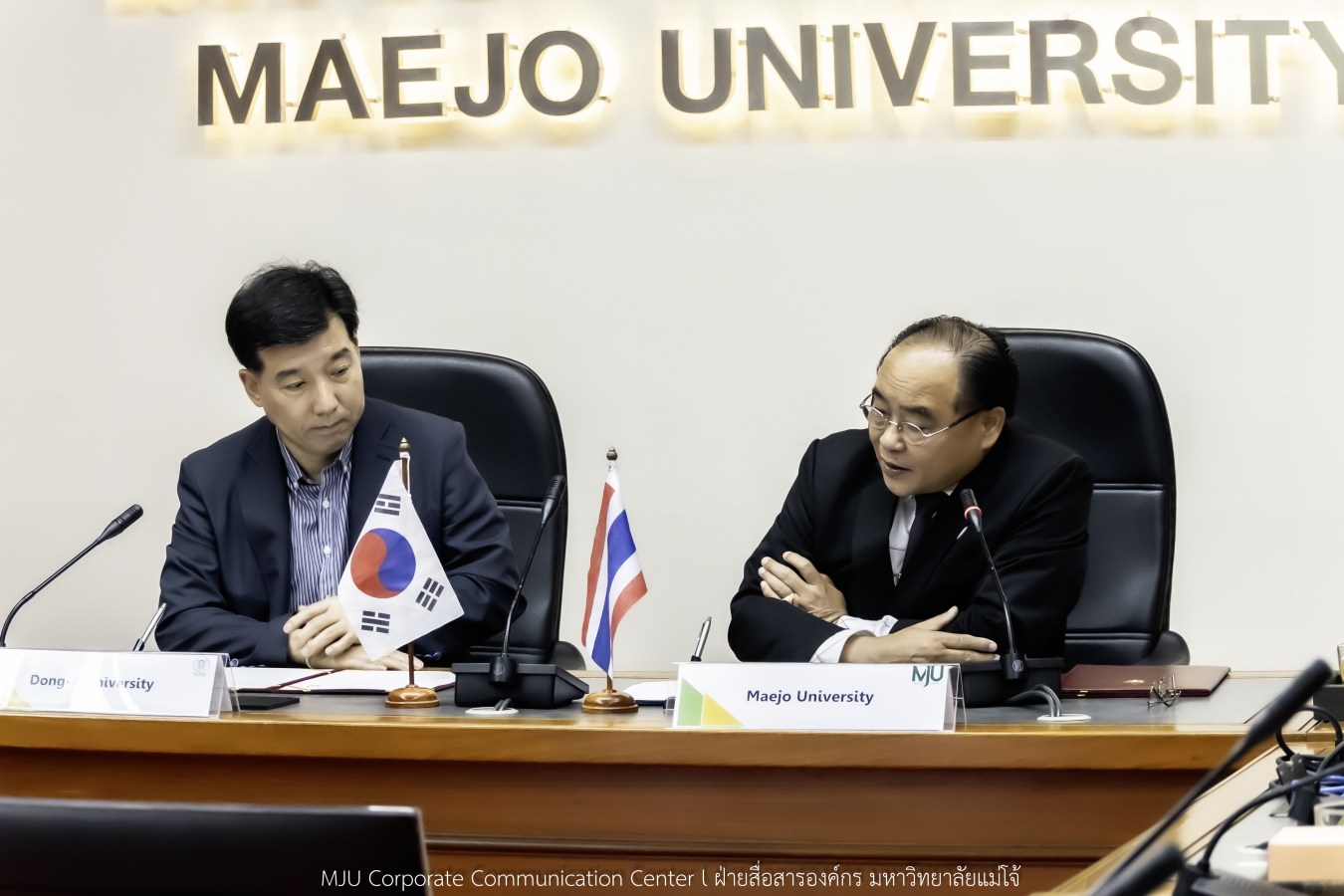 ม.แม่โจ้ ลงนามบันทึกความเข้าใจ กับ Dong-A University ประเทศเกาหลีใต้    ความร่วมมือทางวิชาการและการพัฒนาศักยภาพในด้านต่างๆ ร่วมกันระหว่างสองสถาบัน