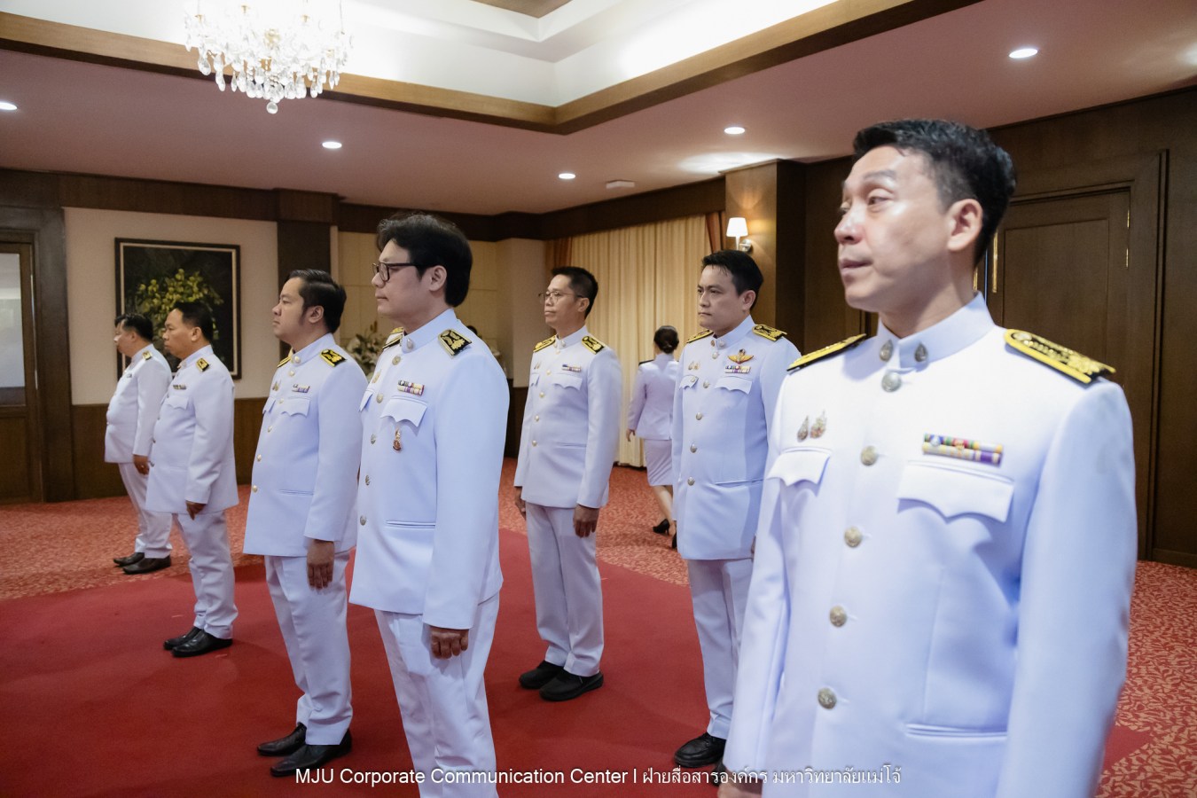 พิธีรับสนองพระบรมราชโองการโปรดเกล้าฯ แต่งตั้งกรรมการสภามหาวิทยาลัยผู้ทรงคุณวุฒิของมหาวิทยาลัยแม่โจ้