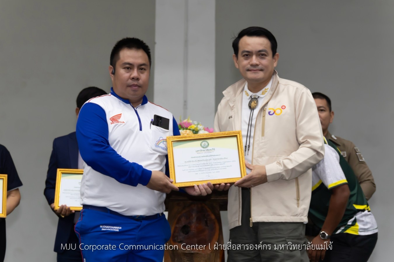 ม.แม่โจ้ อบรม Road Safety Organization ขับขี่ปลอดภัย สร้างวินัยจราจรให้นักศึกษา