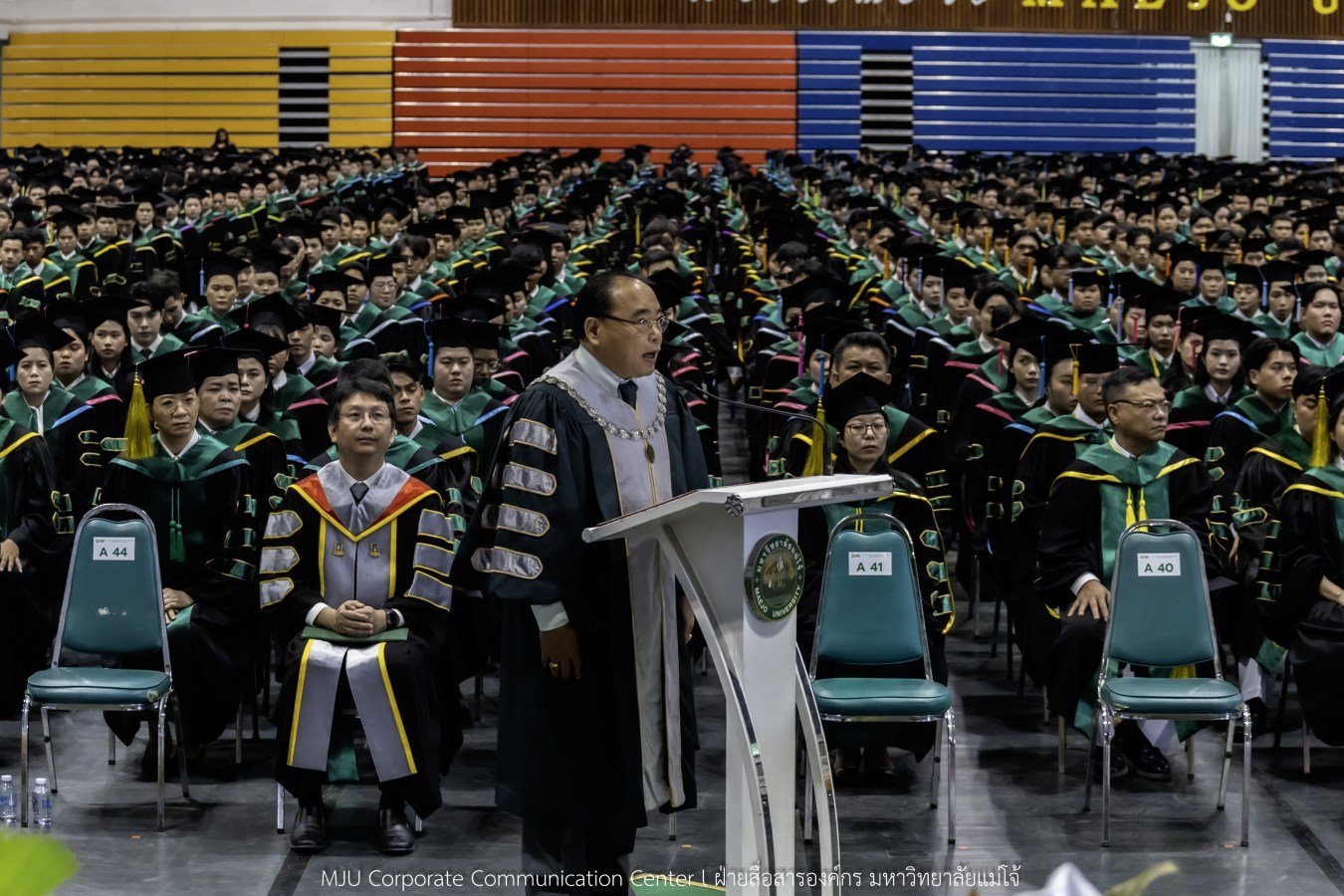 ว่าที่บัณฑิตพร้อม  อาจารย์พร้อม  ญาติพร้อม ทุกคนพร้อม  ร่วมแสดงความยินดี 18 กุมภาพันธ์ 2569  #บรรยากาศซ้อมใหญ่ พิธีพระราชทานปริญญาบัตรมหาวิทยาลัยแม่โจ้ ครั้งที่ 48