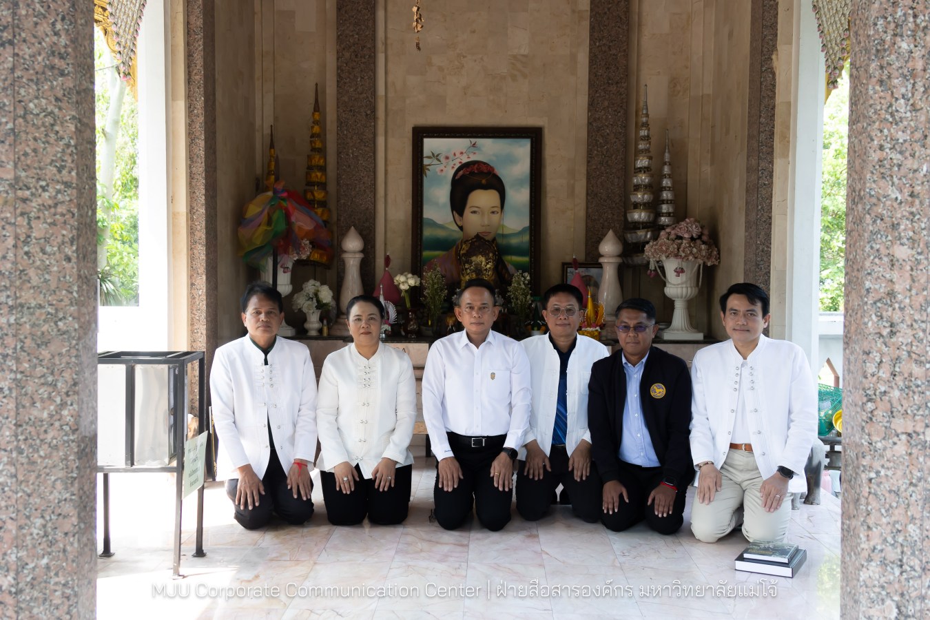 รองปลัดกระทรวงมหาดไทย สักการะสิ่งศักดิ์ ม.แม่โจ้