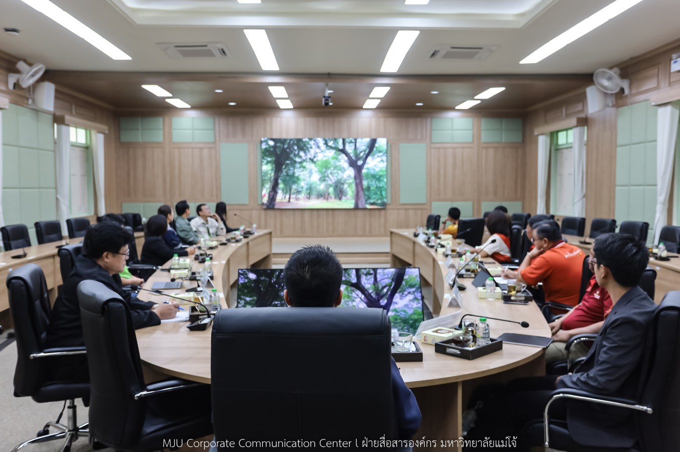 ม.แม่โจ้ ต้อนรับ ม.ขอนแก่น  ร่วมแลกเปลี่ยนเรียนรู้การขับเคลื่อน Green University