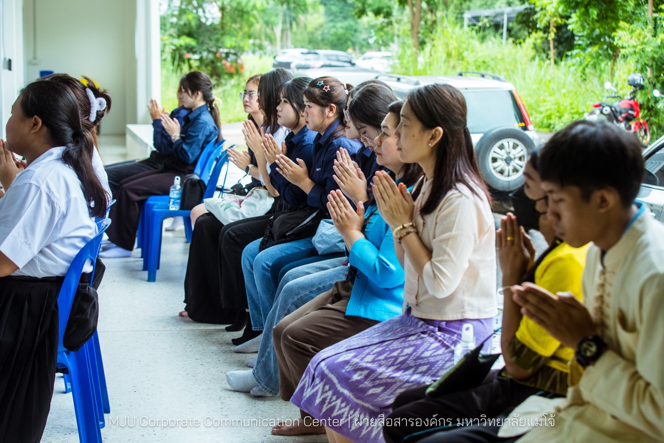 ม.แม่โจ้ ทำบุญอาคารเรียนรวมและปฏิบัติการคณะสัตวแพทยศาสตร์