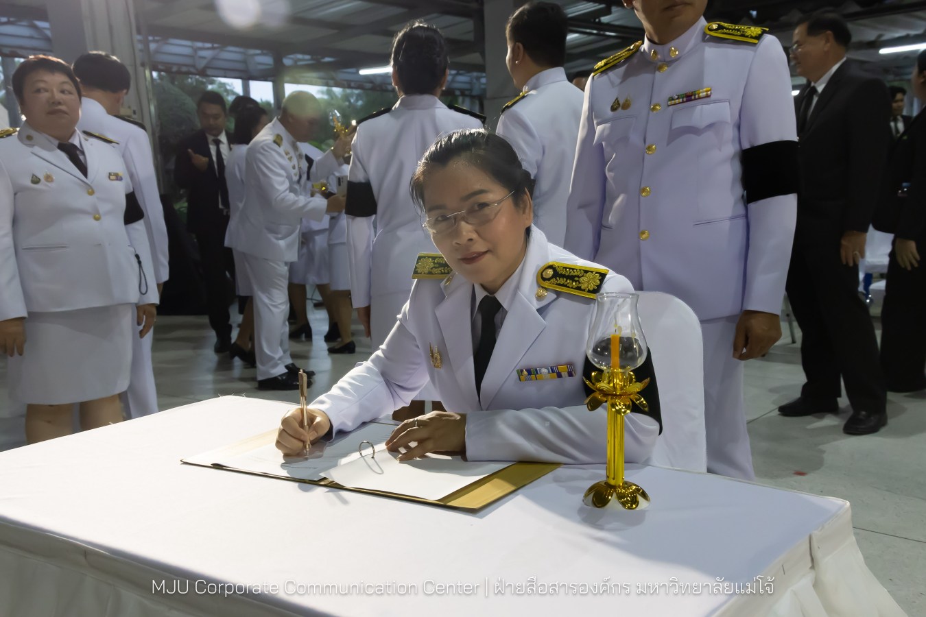 เนื่องในโอกาสวันเฉลิมพระชนมพรรษาพระบาทสมเด็จพระเจ้าอยู่หัว มหาวิทยาลัยแม่โจ้ จัดพิธีถวายพระพรชัยมงคล