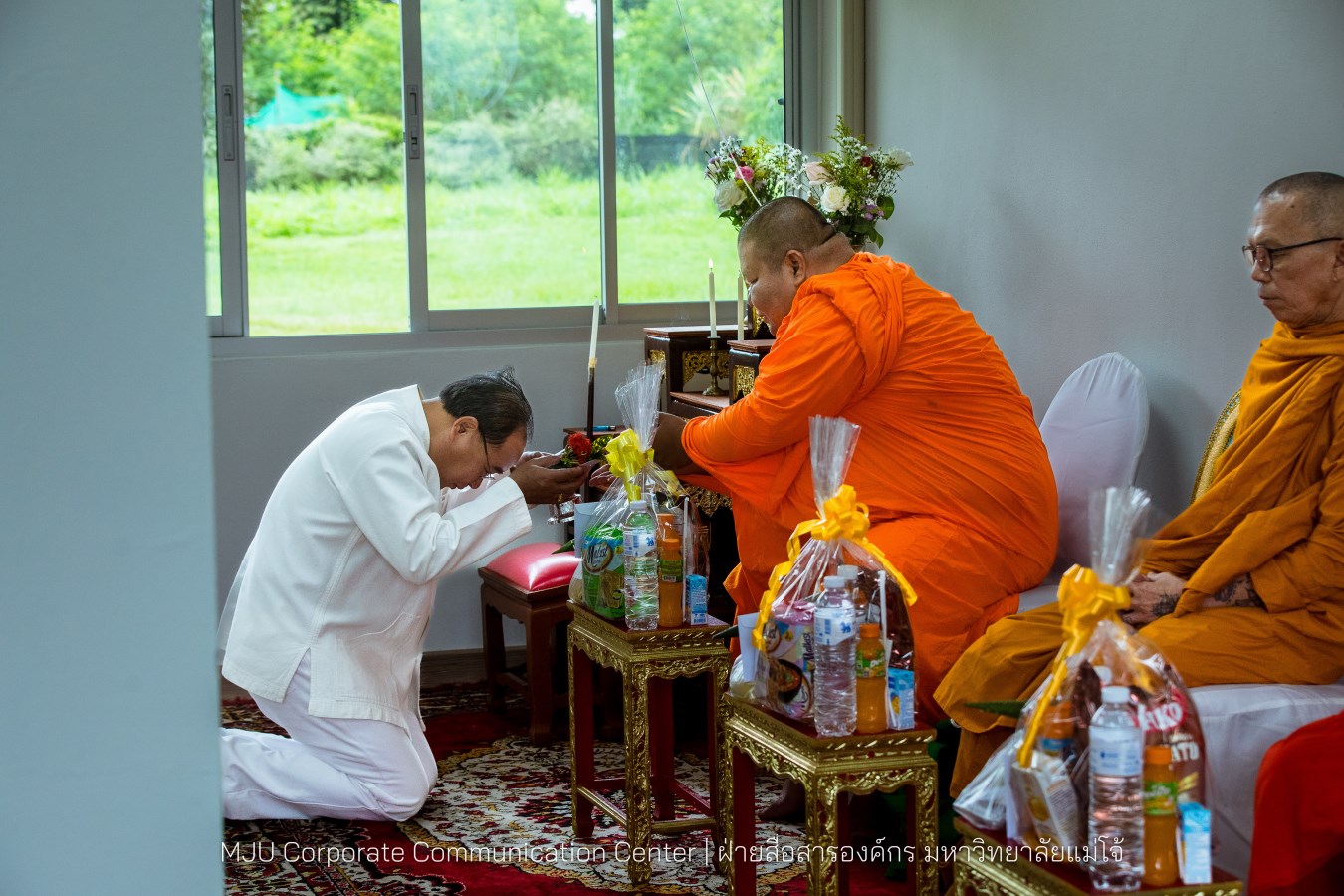 ม.แม่โจ้ ทำบุญอาคารเรียนรวมและปฏิบัติการคณะสัตวแพทยศาสตร์