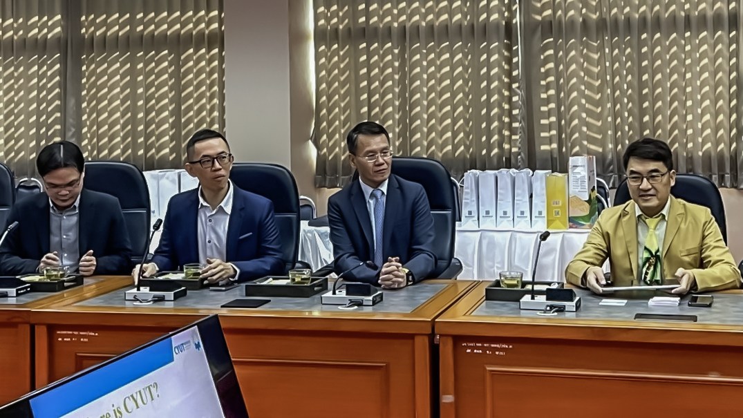 ผู้บริหาร Chaoyang University of Technology (CYUT) และ  National Pingtung University of Science and Technology (NPUST) ไต้หวัน  หารือความร่วมมือทางวิชาการ ร่วมกับผู้บริหารมหาวิทยาลัยแม่โจ้