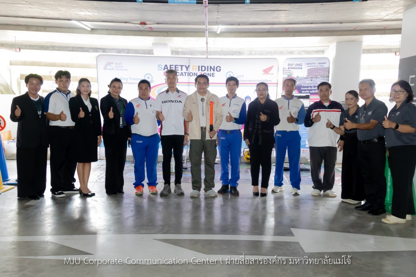 ม.แม่โจ้ อบรม Road Safety Organization ขับขี่ปลอดภัย สร้างวินัยจราจรให้นักศึกษา