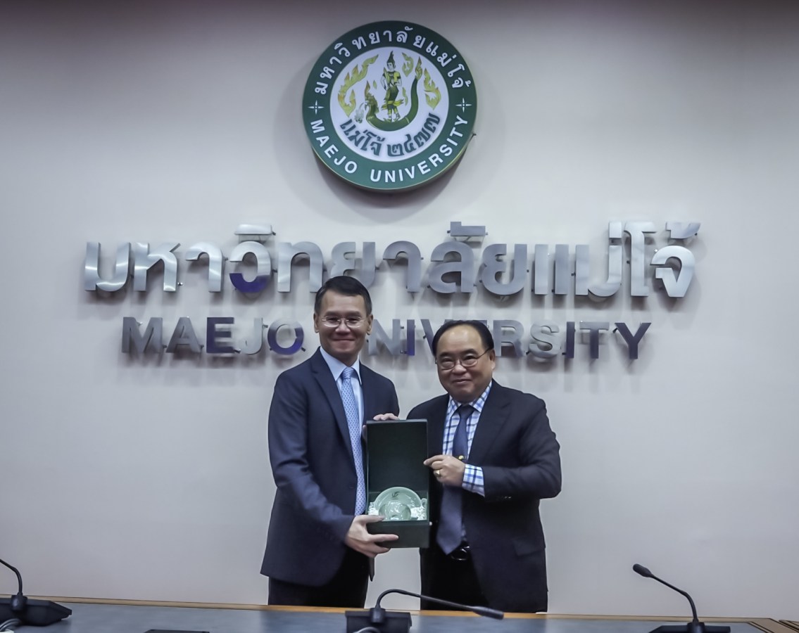 ผู้บริหาร Chaoyang University of Technology (CYUT) และ  National Pingtung University of Science and Technology (NPUST) ไต้หวัน  หารือความร่วมมือทางวิชาการ ร่วมกับผู้บริหารมหาวิทยาลัยแม่โจ้