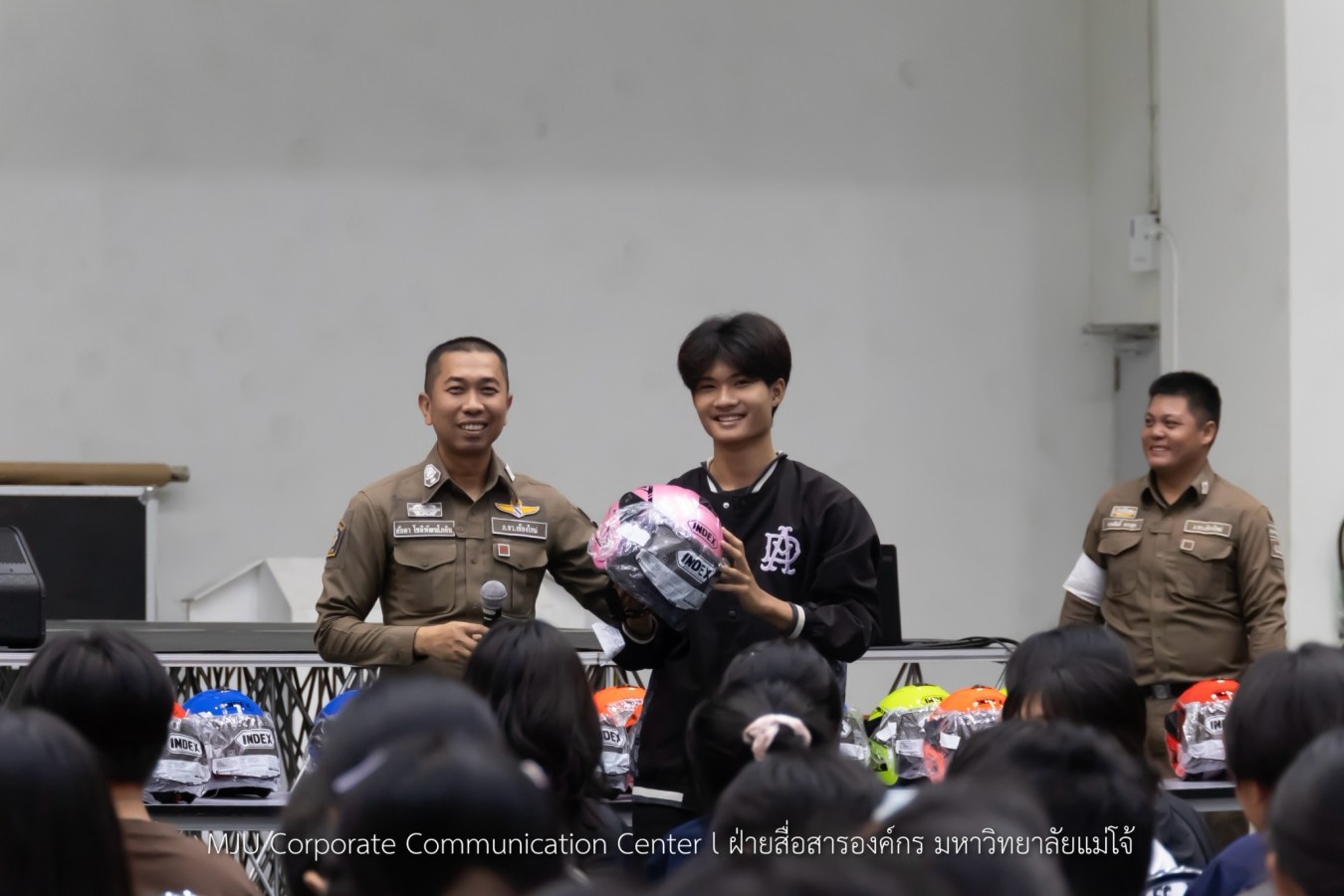 ม.แม่โจ้ อบรม Road Safety Organization ขับขี่ปลอดภัย สร้างวินัยจราจรให้นักศึกษา