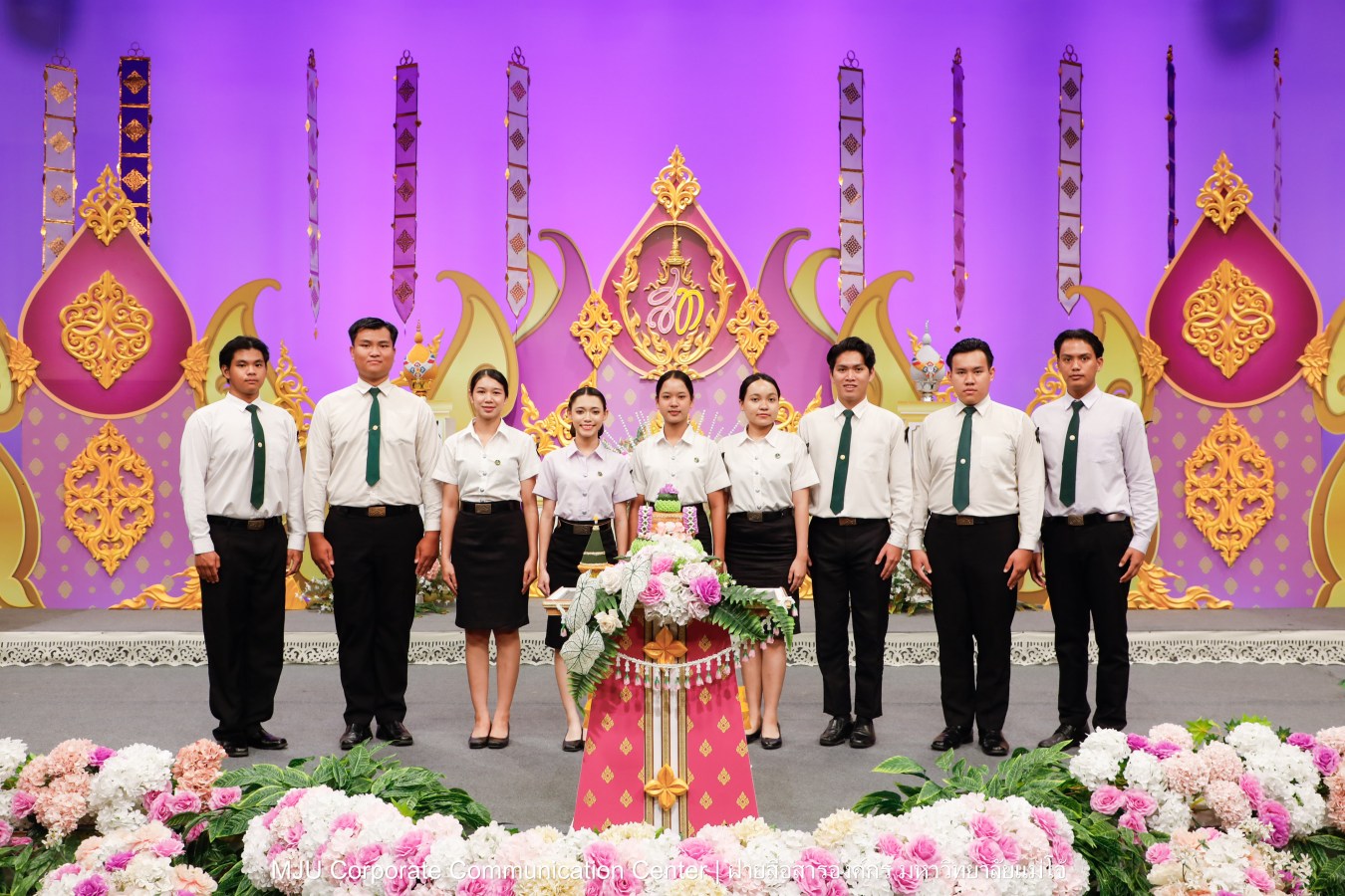 เนื่องในโอกาสวันเฉลิมพระชนมพรรษา สมเด็จพระนางเจ้าสุทิดา พัชรสุธาพิมลลักษณ พระบรมราชินี ม.แม่โจ้ ร่วมบันทึกเทปโทรทัศน์รายการพิเศษถวายพระพรชัยมงคล