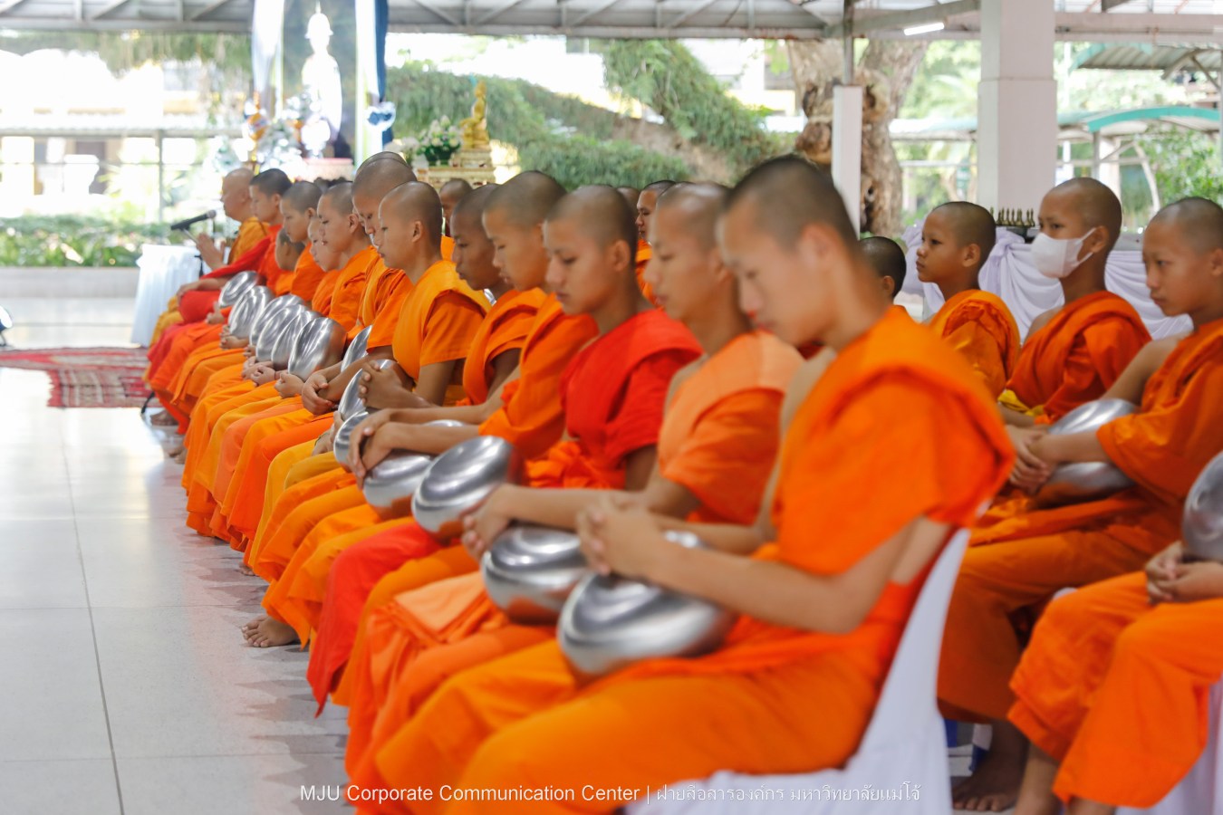 ม.แม่โจ้ จัด พิธีทำบุญตักบาตรถวายพระกุศลแด่สมเด็จพระเจ้าลูกเธอ เจ้าฟ้าพัชรกิติยาภา นเรนทิราเทพยวดี กรมหลวงราชสาริณีสิริพัชร มหาวัชรราชธิดา