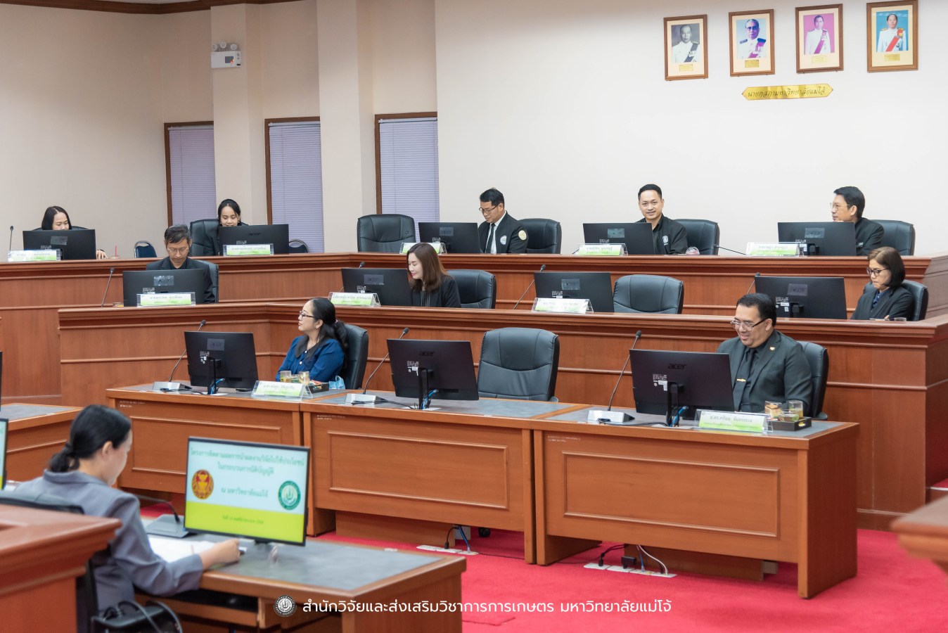 มหาวิทยาลัยแม่โจ้ ต้อนรับคณะผู้บริหารของสำนักงานเลขาธิการวุฒิสภา ในโครงการติดตามผลการนำผลงานวิจัยไปใช้ประโยชน์ในกระบวนการนิติบัญญัติ