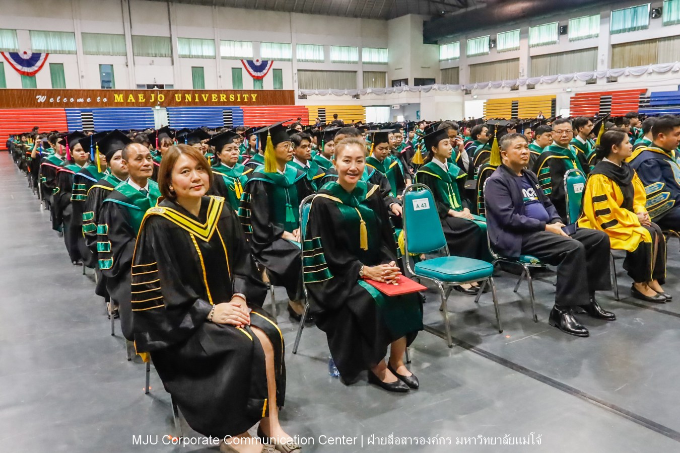 ว่าที่บัณฑิตพร้อม  อาจารย์พร้อม  ญาติพร้อม ทุกคนพร้อม  ร่วมแสดงความยินดี 18 กุมภาพันธ์ 2569  #บรรยากาศซ้อมใหญ่ พิธีพระราชทานปริญญาบัตรมหาวิทยาลัยแม่โจ้ ครั้งที่ 48