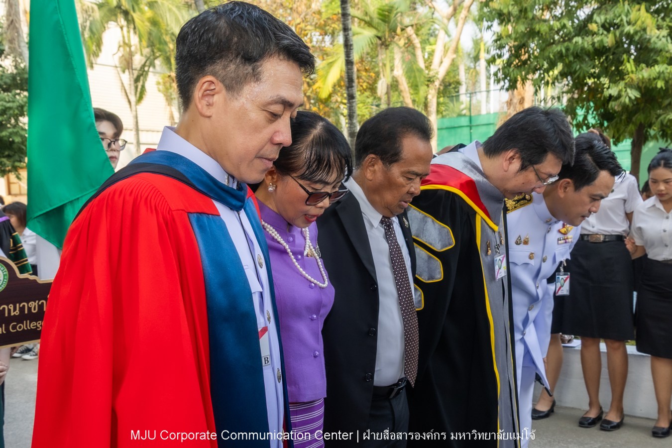 บรรยากาศ พิธีพระราชทานปริญญาบัตร มหาวิทยาลัยแม่โจ้ ประจำปีการศึกษา2567-2568 ครั้งที่ 48  ในวันที่ 19 กุมภาพันธ์ พ.ศ.2569 ณ ศูนย์กีฬาเฉลิมพระเกียรติ มหาวิทยาลัยแม่โจ้