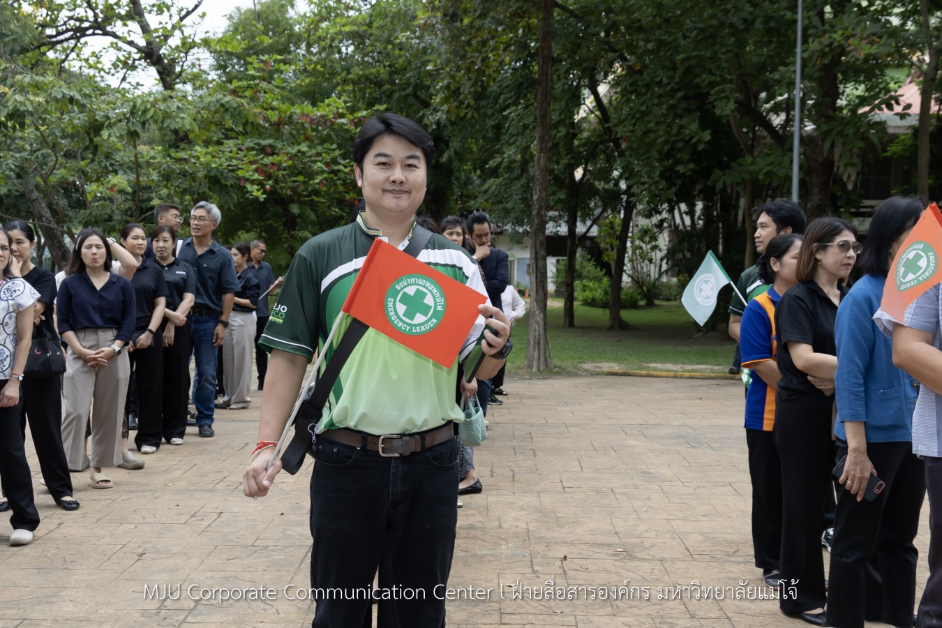สนม.ม.แม่โจ้ ซ้อมแผนอพยพดับเพลิง แผ่นดินไหว และภัยพิบัติ พร้อมรองรับสถานการณ์ฉุกเฉิน