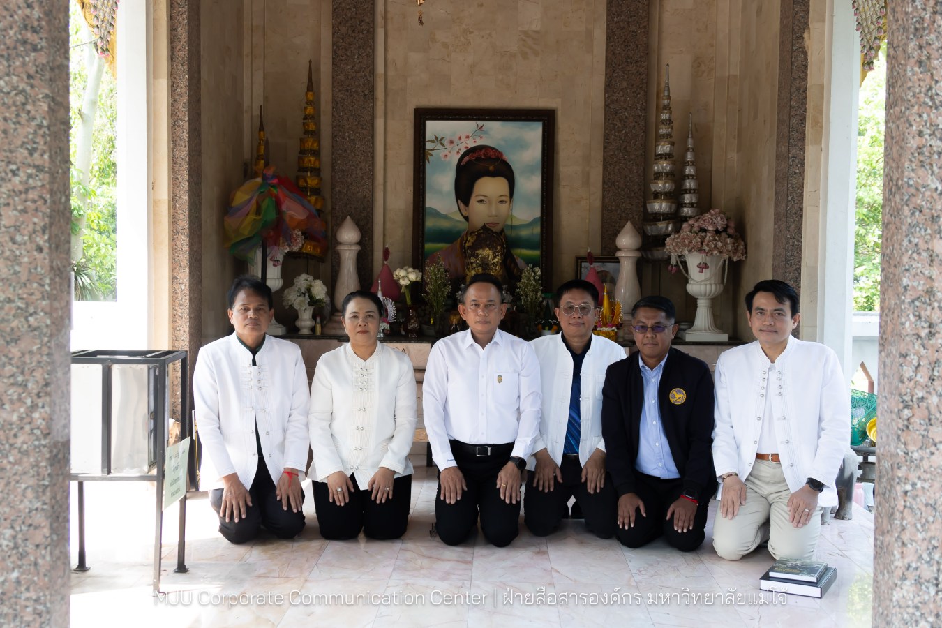 รองปลัดกระทรวงมหาดไทย สักการะสิ่งศักดิ์ ม.แม่โจ้