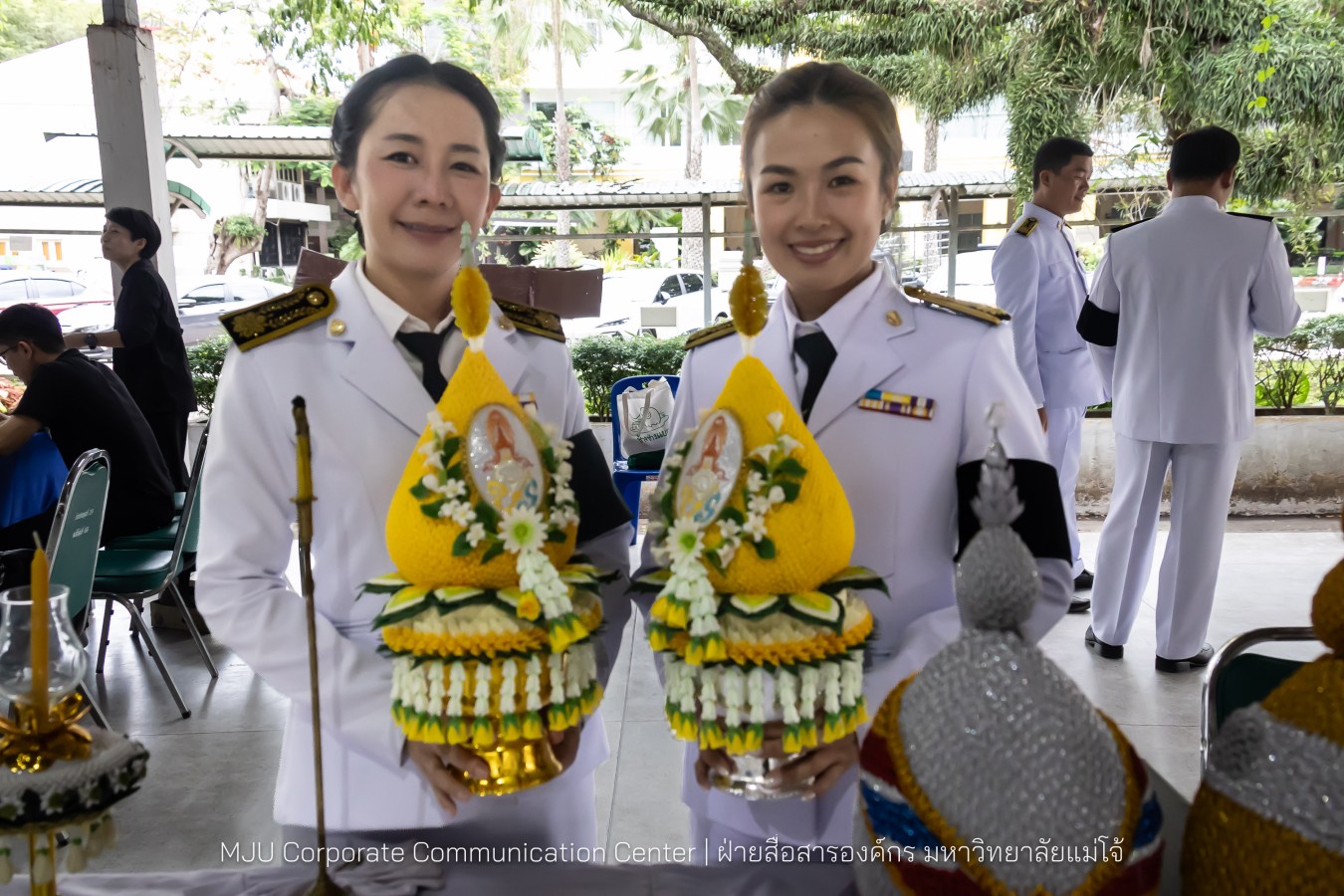 เนื่องในโอกาสวันเฉลิมพระชนมพรรษาพระบาทสมเด็จพระเจ้าอยู่หัว มหาวิทยาลัยแม่โจ้ จัดพิธีถวายพระพรชัยมงคล