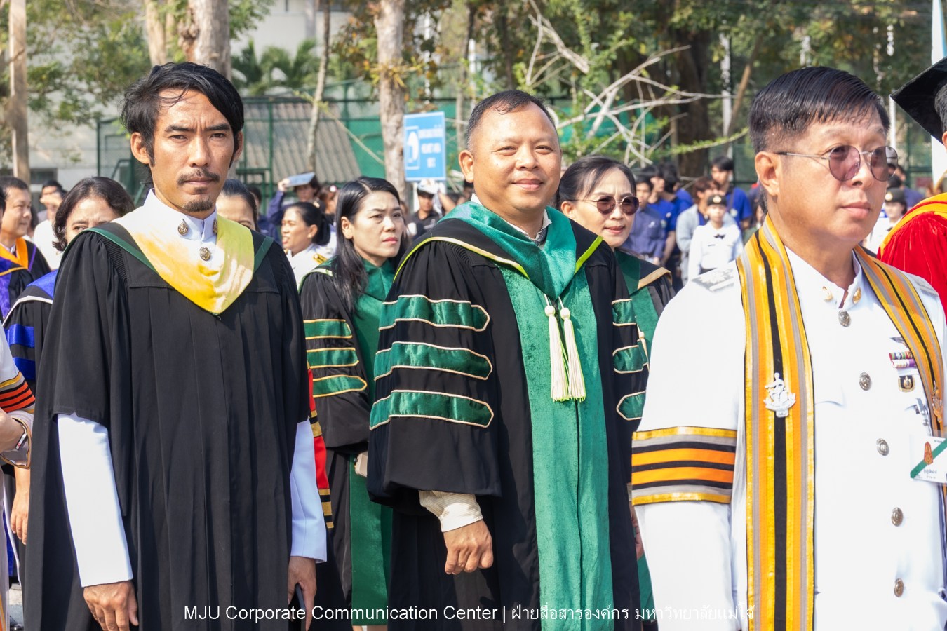 บรรยากาศ พิธีพระราชทานปริญญาบัตร มหาวิทยาลัยแม่โจ้ ประจำปีการศึกษา2567-2568 ครั้งที่ 48  ในวันที่ 19 กุมภาพันธ์ พ.ศ.2569 ณ ศูนย์กีฬาเฉลิมพระเกียรติ มหาวิทยาลัยแม่โจ้