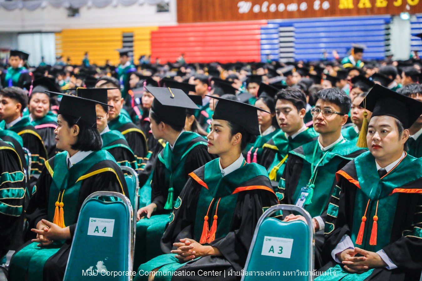 ว่าที่บัณฑิตพร้อม  อาจารย์พร้อม  ญาติพร้อม ทุกคนพร้อม  ร่วมแสดงความยินดี 18 กุมภาพันธ์ 2569  #บรรยากาศซ้อมใหญ่ พิธีพระราชทานปริญญาบัตรมหาวิทยาลัยแม่โจ้ ครั้งที่ 48