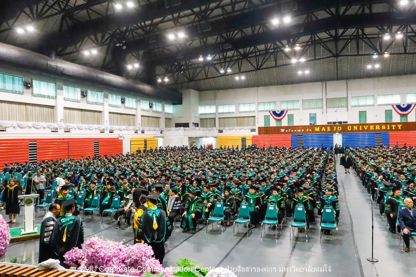 ว่าที่บัณฑิตพร้อม  อาจารย์พร้อม  ญาติพร้อม ทุกคนพร้อม  ร่วมแสดงความยินดี 18 กุมภาพันธ์ 2569  #บรรยากาศซ้อมใหญ่ พิธีพระราชทานปริญญาบัตรมหาวิทยาลัยแม่โจ้ ครั้งที่ 48