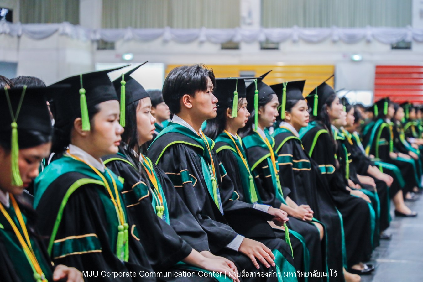 ว่าที่บัณฑิตพร้อม  อาจารย์พร้อม  ญาติพร้อม ทุกคนพร้อม  ร่วมแสดงความยินดี 18 กุมภาพันธ์ 2569  #บรรยากาศซ้อมใหญ่ พิธีพระราชทานปริญญาบัตรมหาวิทยาลัยแม่โจ้ ครั้งที่ 48