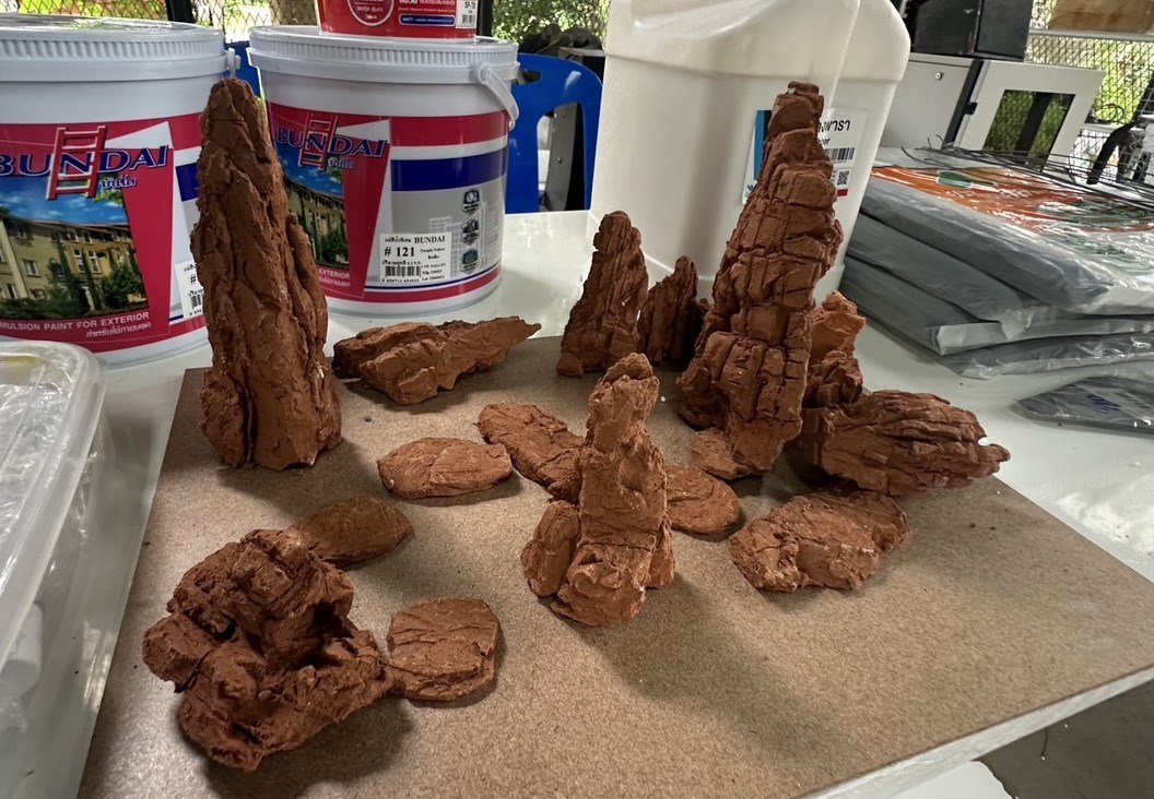 คณะสถาปัตย์ฯ ม.แม่โจ้  อบรมเชิงปฏิบัติการ นวัตกรรมหินเทียมรักษ์โลก