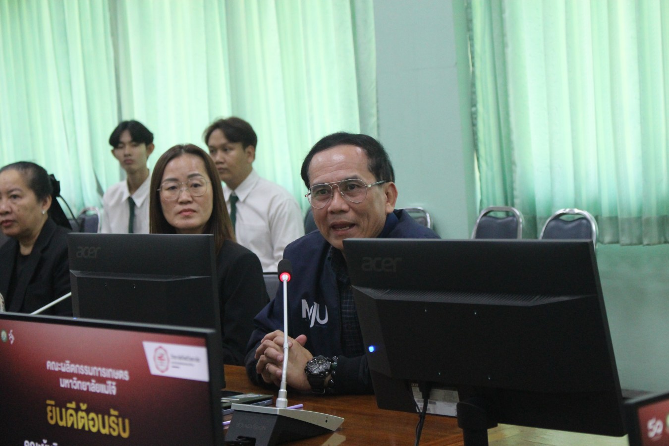 คณะผลิตกรรมการเกษตร ม.แม่โจ้ ต้อนรับ วิทยาลัยโพธิวิชชาลัย ม.ศรีนครินทรวิโรฒ  ร่วมหารือสร้างเครือข่ายเพื่อพัฒนากิจกรรมนักศึกษา