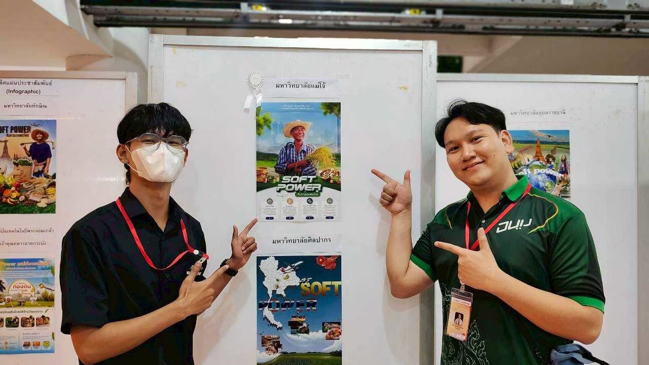 ม.แม่โจ้ ชื่นชมยินดีกับภาคี 3 คณะ แชมป์ถ้วยพระราชทานประเพณี 4 จอบแห่งชาติ ครั้งที่ 40