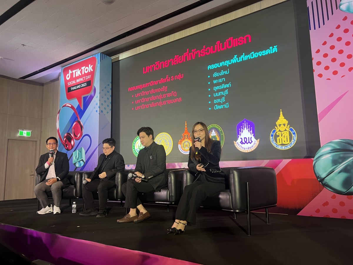 ม.แม่โจ้ ฝ่าด่านเข้าชิงรางวัล Social Impact Award ในงาน TikTok Award Thailand 2025 รางวัลองค์กรสร้างคุณประโยชน์แก่สังคม