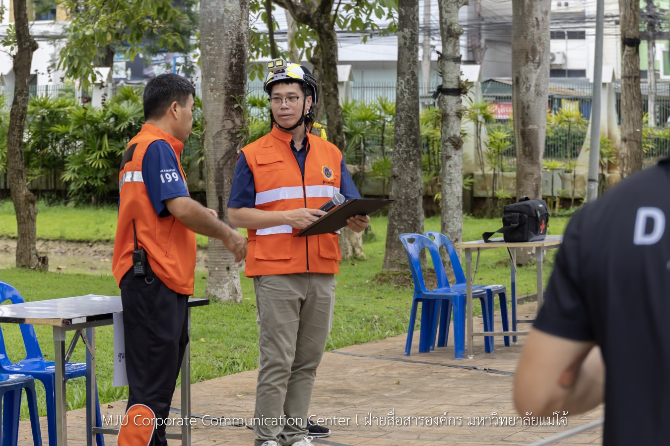 สนม.ม.แม่โจ้ ซ้อมแผนอพยพดับเพลิง แผ่นดินไหว และภัยพิบัติ พร้อมรองรับสถานการณ์ฉุกเฉิน