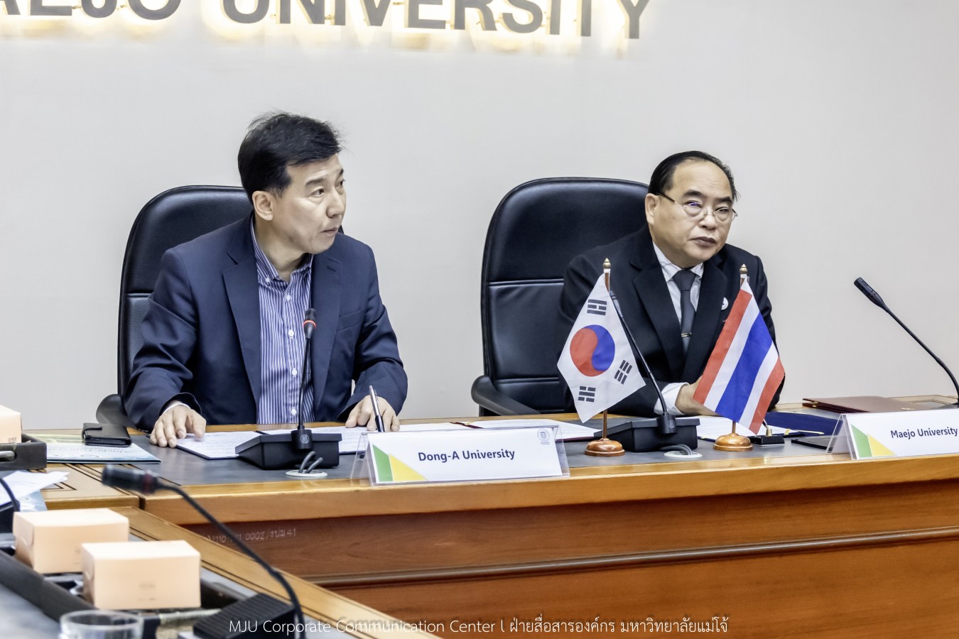 ม.แม่โจ้ ลงนามบันทึกความเข้าใจ กับ Dong-A University ประเทศเกาหลีใต้    ความร่วมมือทางวิชาการและการพัฒนาศักยภาพในด้านต่างๆ ร่วมกันระหว่างสองสถาบัน