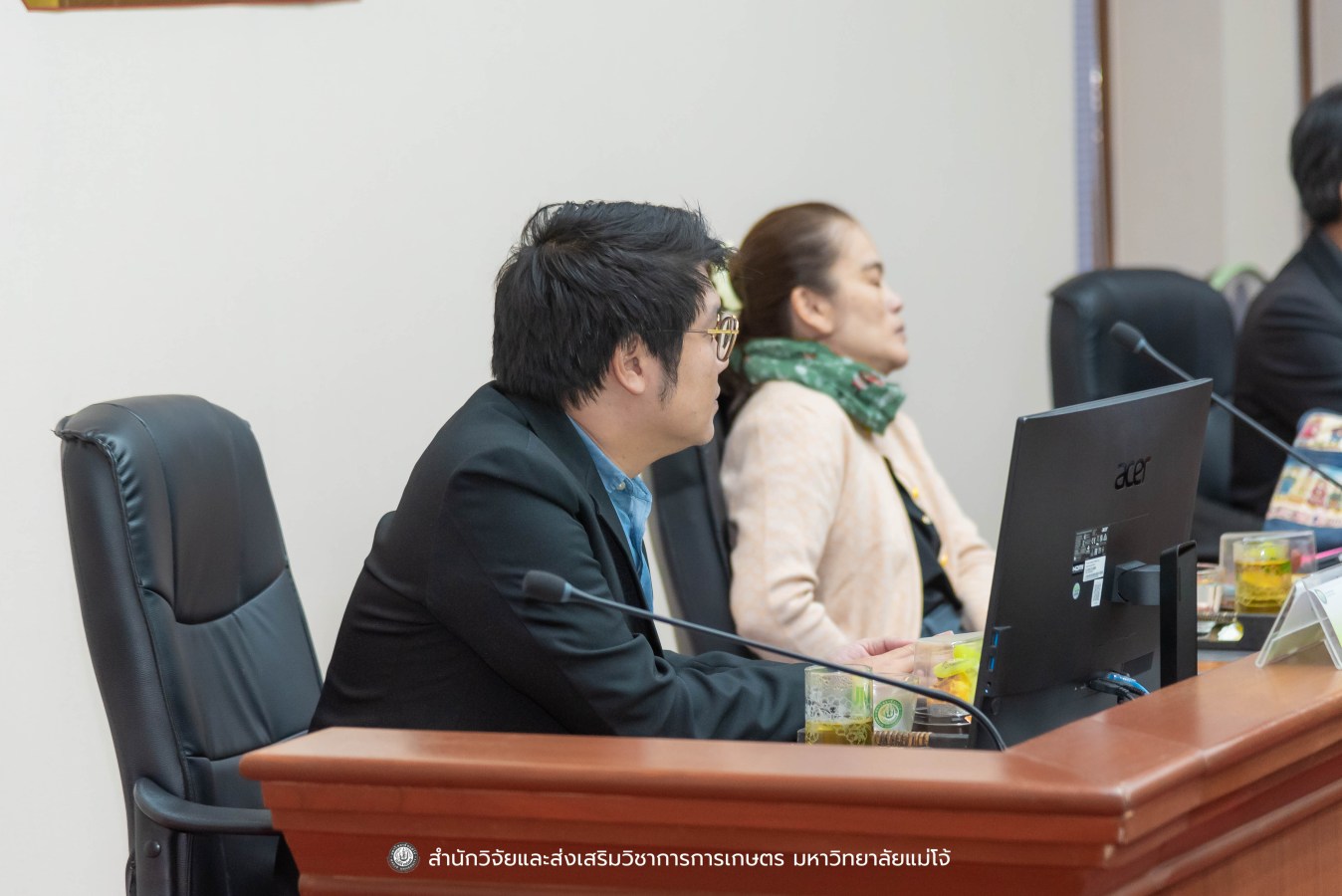 มหาวิทยาลัยแม่โจ้ ต้อนรับคณะผู้บริหารของสำนักงานเลขาธิการวุฒิสภา ในโครงการติดตามผลการนำผลงานวิจัยไปใช้ประโยชน์ในกระบวนการนิติบัญญัติ