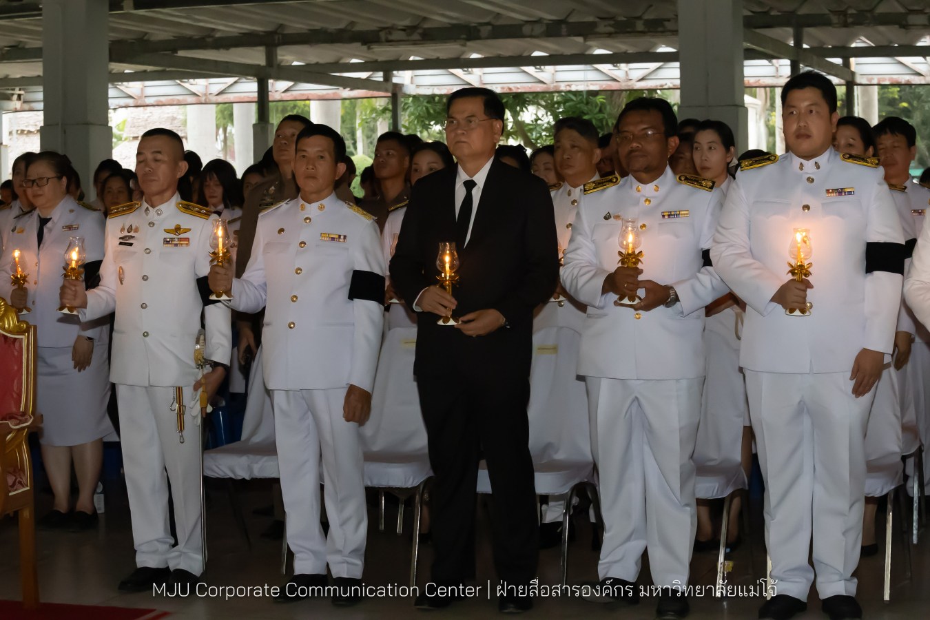 เนื่องในโอกาสวันเฉลิมพระชนมพรรษาพระบาทสมเด็จพระเจ้าอยู่หัว มหาวิทยาลัยแม่โจ้ จัดพิธีถวายพระพรชัยมงคล