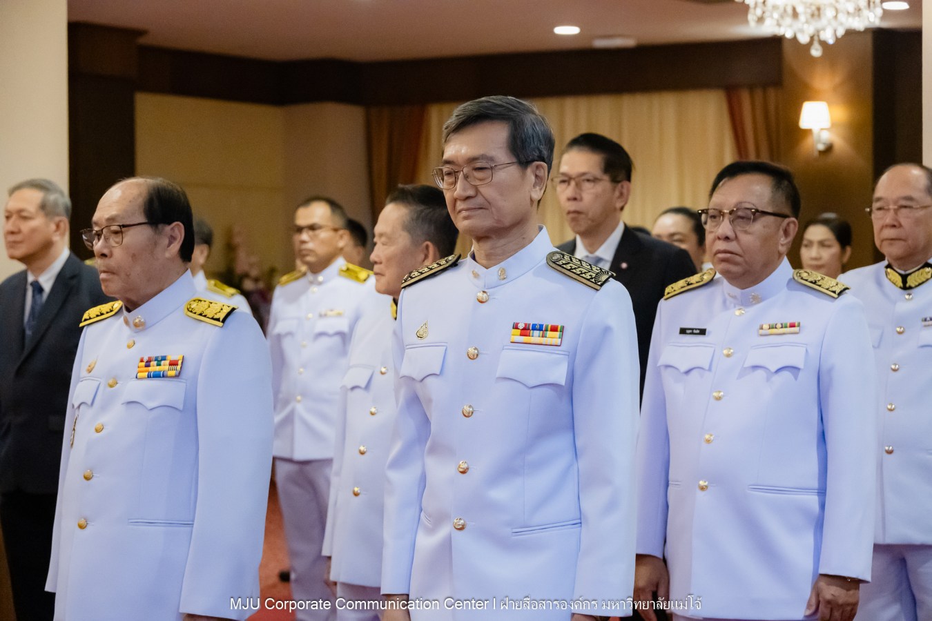 พิธีรับสนองพระบรมราชโองการโปรดเกล้าฯ แต่งตั้งกรรมการสภามหาวิทยาลัยผู้ทรงคุณวุฒิของมหาวิทยาลัยแม่โจ้