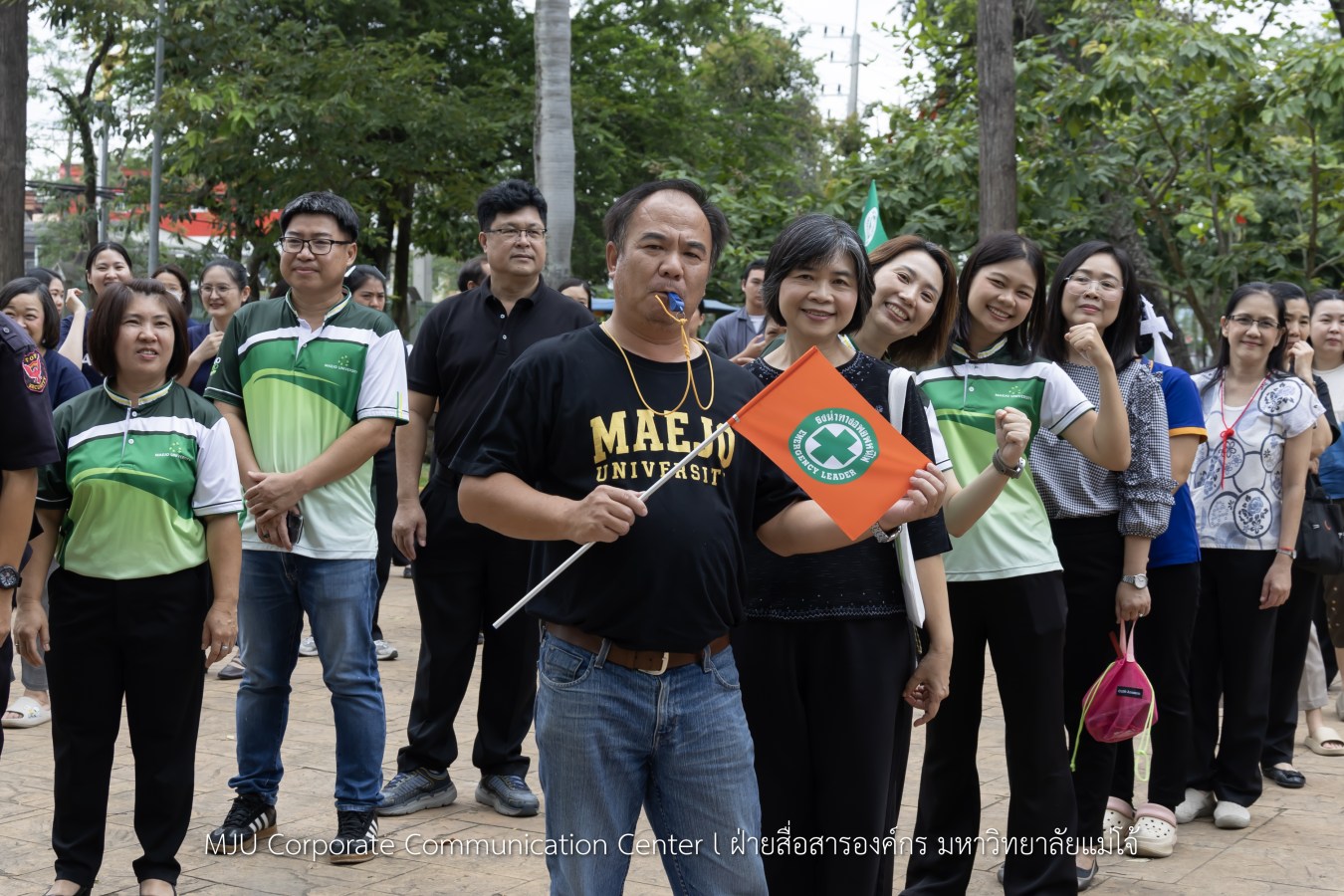 สนม.ม.แม่โจ้ ซ้อมแผนอพยพดับเพลิง แผ่นดินไหว และภัยพิบัติ พร้อมรองรับสถานการณ์ฉุกเฉิน