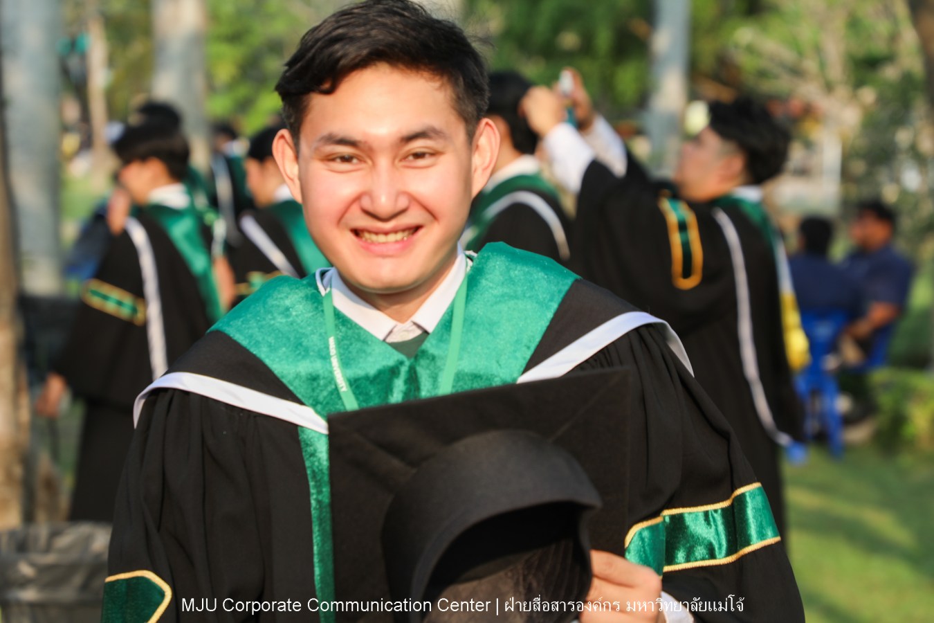 บรรยากาศ พิธีพระราชทานปริญญาบัตร มหาวิทยาลัยแม่โจ้ ประจำปีการศึกษา2567-2568 ครั้งที่ 48  ในวันที่ 19 กุมภาพันธ์ พ.ศ.2569 ณ ศูนย์กีฬาเฉลิมพระเกียรติ มหาวิทยาลัยแม่โจ้