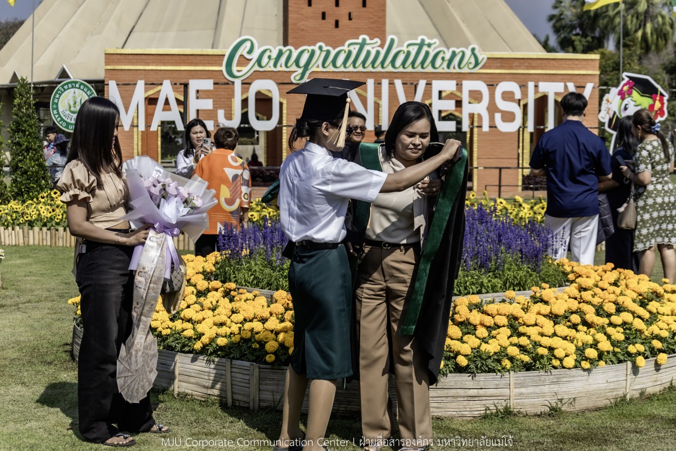 ว่าที่บัณฑิตพร้อม  อาจารย์พร้อม  ญาติพร้อม ทุกคนพร้อม  ร่วมแสดงความยินดี 18 กุมภาพันธ์ 2569  #บรรยากาศซ้อมใหญ่ พิธีพระราชทานปริญญาบัตรมหาวิทยาลัยแม่โจ้ ครั้งที่ 48