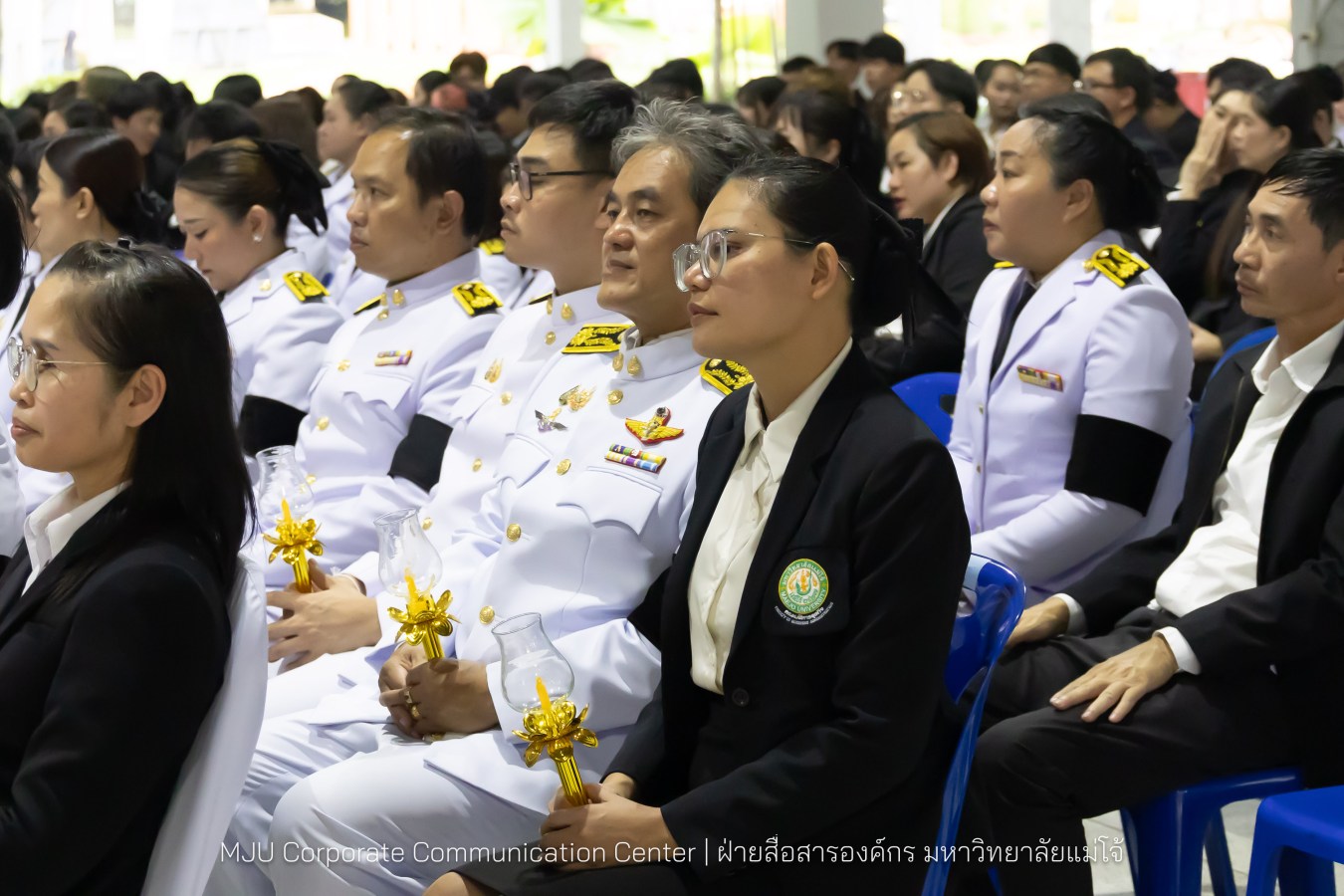 เนื่องในโอกาสวันเฉลิมพระชนมพรรษาพระบาทสมเด็จพระเจ้าอยู่หัว มหาวิทยาลัยแม่โจ้ จัดพิธีถวายพระพรชัยมงคล