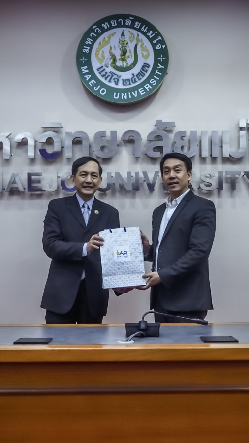 ผู้บริหาร Chaoyang University of Technology (CYUT) และ  National Pingtung University of Science and Technology (NPUST) ไต้หวัน  หารือความร่วมมือทางวิชาการ ร่วมกับผู้บริหารมหาวิทยาลัยแม่โจ้