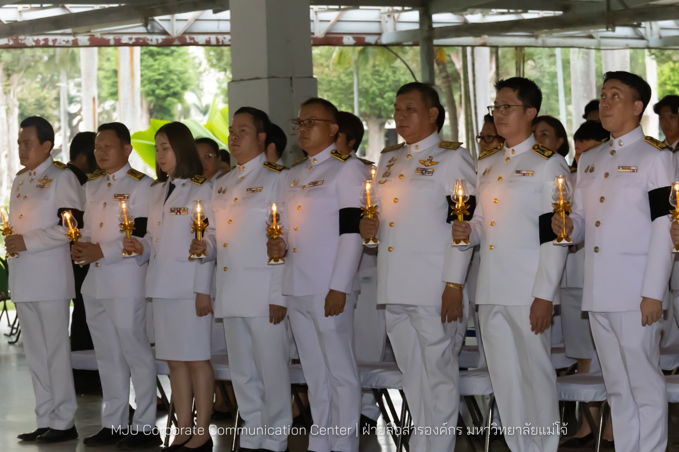เนื่องในโอกาสวันเฉลิมพระชนมพรรษาพระบาทสมเด็จพระเจ้าอยู่หัว มหาวิทยาลัยแม่โจ้ จัดพิธีถวายพระพรชัยมงคล