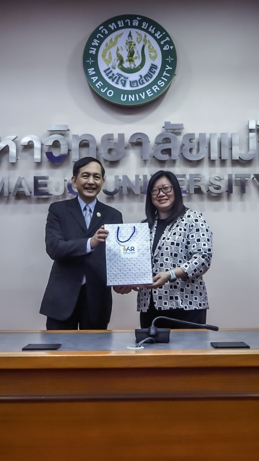 ผู้บริหาร Chaoyang University of Technology (CYUT) และ  National Pingtung University of Science and Technology (NPUST) ไต้หวัน  หารือความร่วมมือทางวิชาการ ร่วมกับผู้บริหารมหาวิทยาลัยแม่โจ้