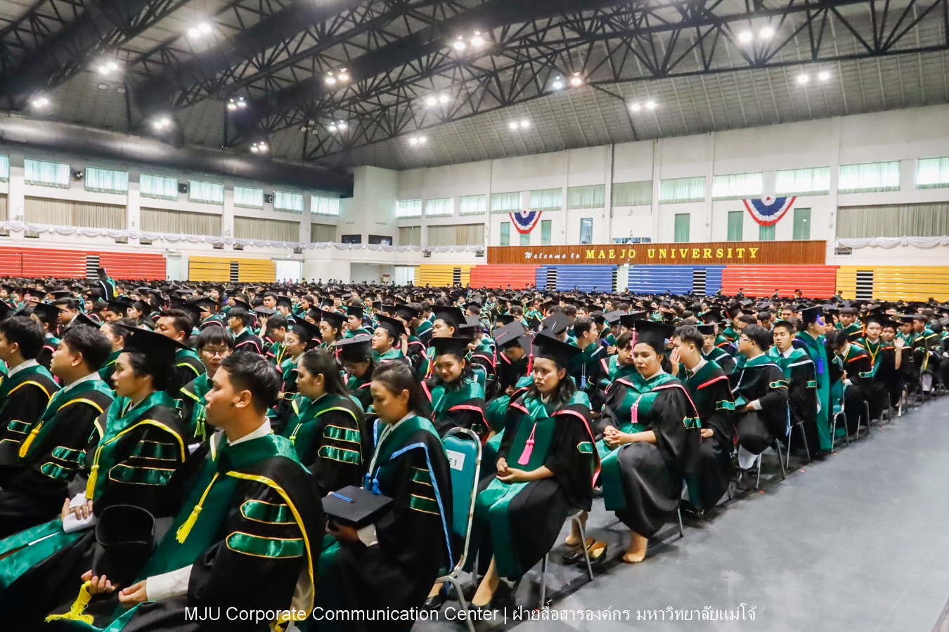 ว่าที่บัณฑิตพร้อม  อาจารย์พร้อม  ญาติพร้อม ทุกคนพร้อม  ร่วมแสดงความยินดี 18 กุมภาพันธ์ 2569  #บรรยากาศซ้อมใหญ่ พิธีพระราชทานปริญญาบัตรมหาวิทยาลัยแม่โจ้ ครั้งที่ 48