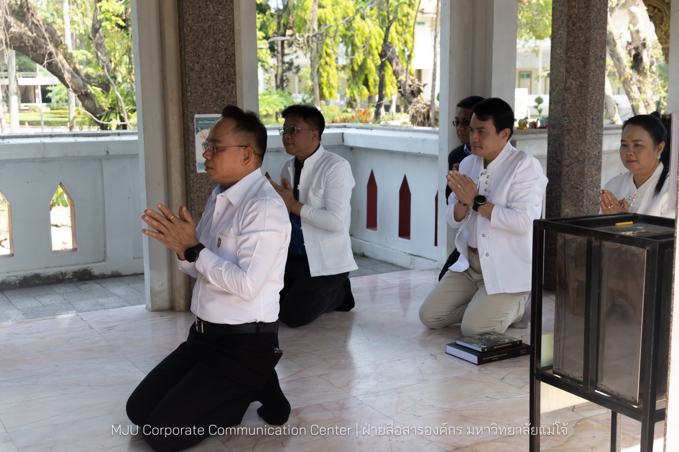 รองปลัดกระทรวงมหาดไทย สักการะสิ่งศักดิ์ ม.แม่โจ้