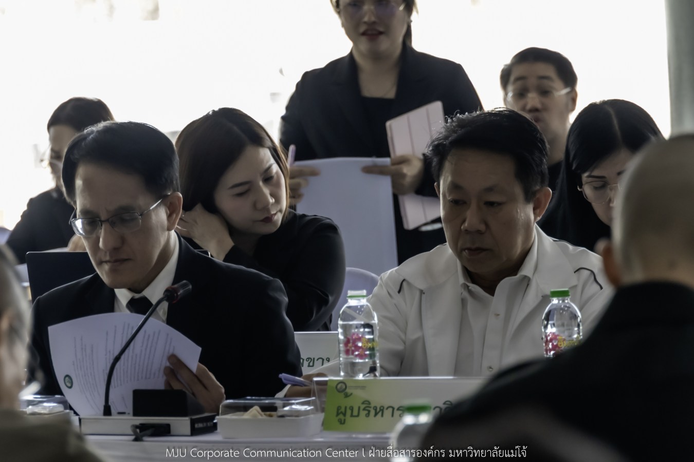 กองพระราชพิธี สำนักงานฝ่ายเสนาธิการในพระองค์ สำนักพระราชวัง จังหวัดเชียงใหม่ และมหาวิทยาลัยแม่โจ้ ประชุมเตรียมความพร้อมการรับเสด็จในพิธีพระราชทานปริญญาบัตรมหาวิทยาลัยแม่โจ้ ประจำปีการศึกษา 2567-2568 (ครั้งที่ 48)