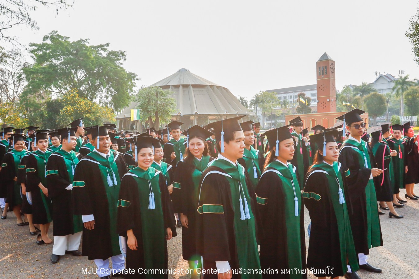 ว่าที่บัณฑิตพร้อม  อาจารย์พร้อม  ญาติพร้อม ทุกคนพร้อม  ร่วมแสดงความยินดี 18 กุมภาพันธ์ 2569  #บรรยากาศซ้อมใหญ่ พิธีพระราชทานปริญญาบัตรมหาวิทยาลัยแม่โจ้ ครั้งที่ 48