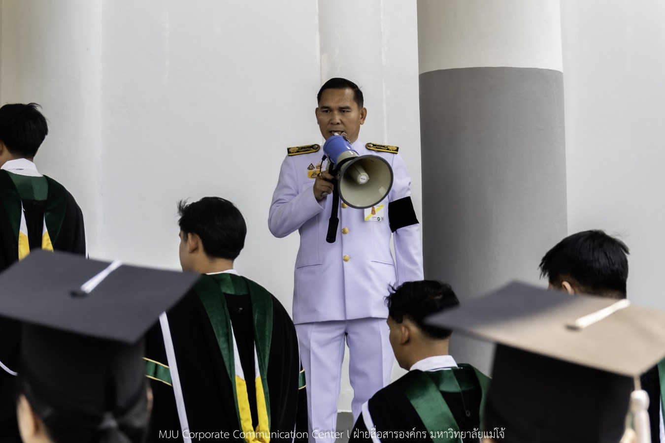 บรรยากาศ พิธีพระราชทานปริญญาบัตร มหาวิทยาลัยแม่โจ้ ประจำปีการศึกษา2567-2568 ครั้งที่ 48  ในวันที่ 19 กุมภาพันธ์ พ.ศ.2569 ณ ศูนย์กีฬาเฉลิมพระเกียรติ มหาวิทยาลัยแม่โจ้
